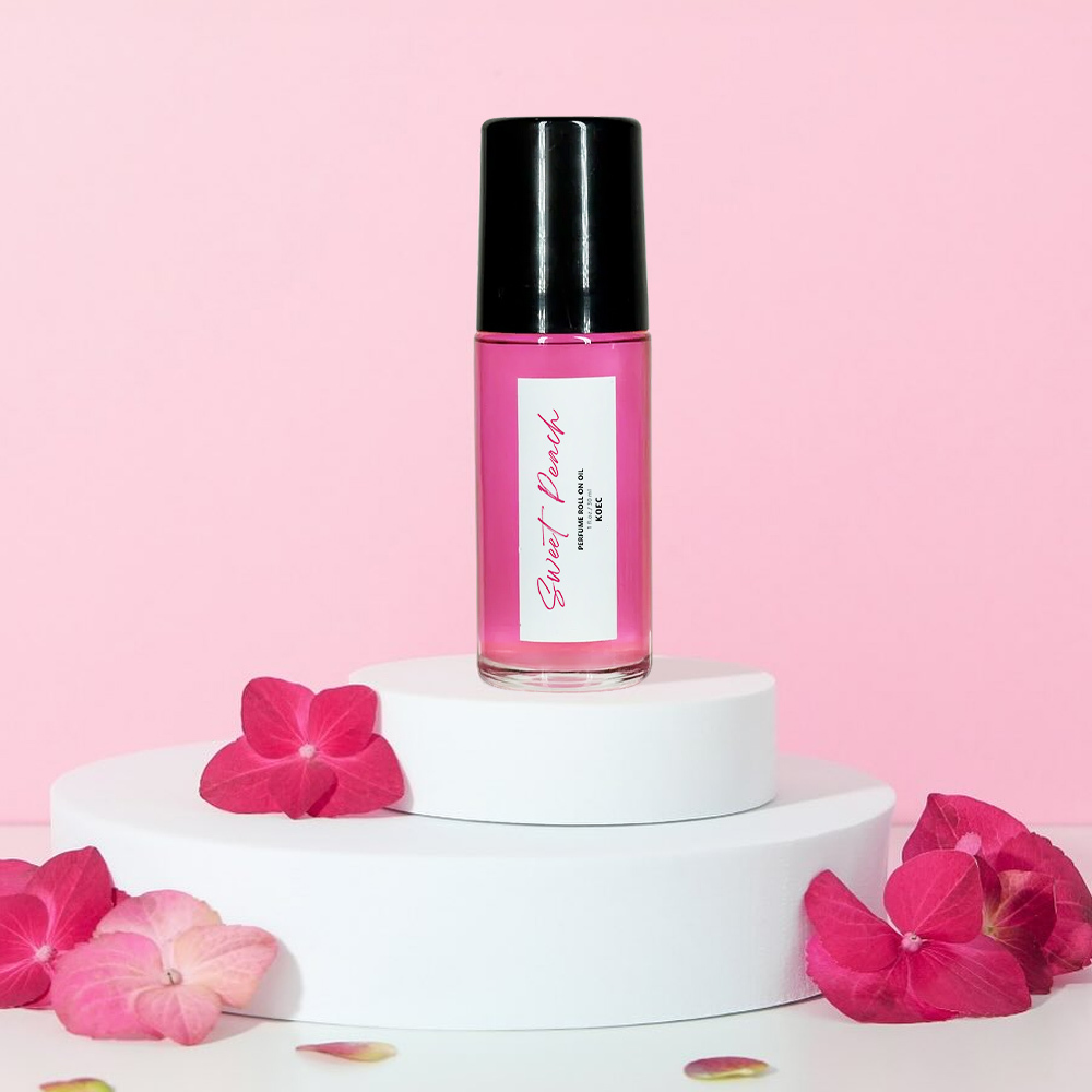 KOEC Perfume Roll on Oil (Sweet Peach) Long-Lasting Fragrance Perfume Spray Scent Luxury Perfume Gift Body Mist