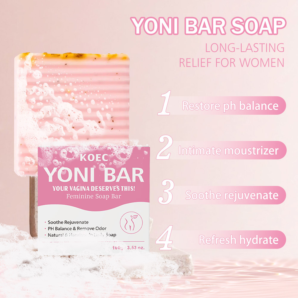 Yoni Feminine Soap Bar PH Balanced Cleansing Feminine Wash Honey Soap for Women Daily Care Keep Fresh Handmade wholesale