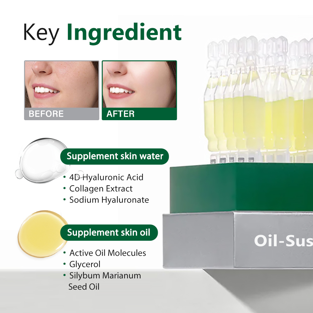 KOEC Emergency Repair Facial Serum 30pcs*1.5ml Organic Oil-Suspension Whitening Face Serum  Anti-Aging Korean Skincare Wholesale