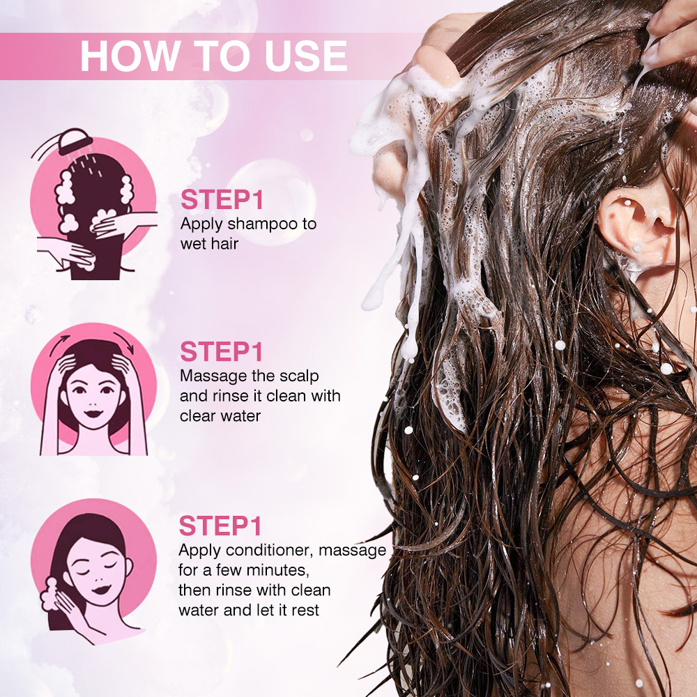Hair Care DUO Box Shampoo Onion Biotin and Rosemary Shampoo Stronger Thicker and Longer Hair Soft Shine Hair Loss Accept OEM