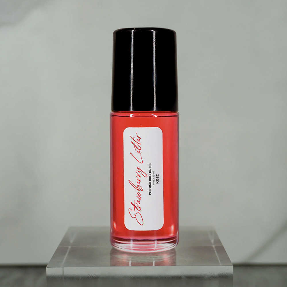 KOEC Perfume Roll on Oil (Strawberry Letter) Long-Lasting Fragrance Perfume Oil Scent Luxury Perfume Gift Body Oil