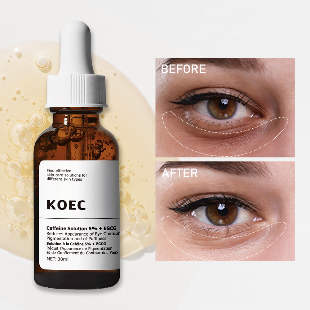 Natural Facial Serum Set Wholesale, KOEC HA , Caffeine , AHA, Salicylic Acid, Retinol, Niacinamide Korean Face Serum Solution