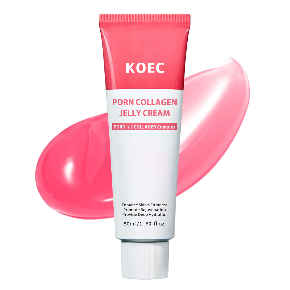 PDRN Collagen Jelly Cream 5,000ppm Salmon DNA PDRN Uneven Skin Tone, No Artificial Color  Hydrating Moisturizing Firming OEM