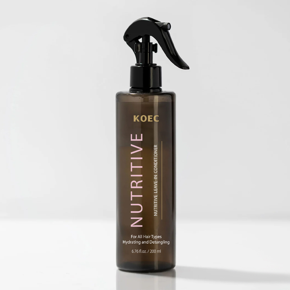 Nutritive Leave-In Conditioner KOEC Shine Repairs the Colored Bleach Hair Strands Protect Hair Color Provide Thermal Protection
