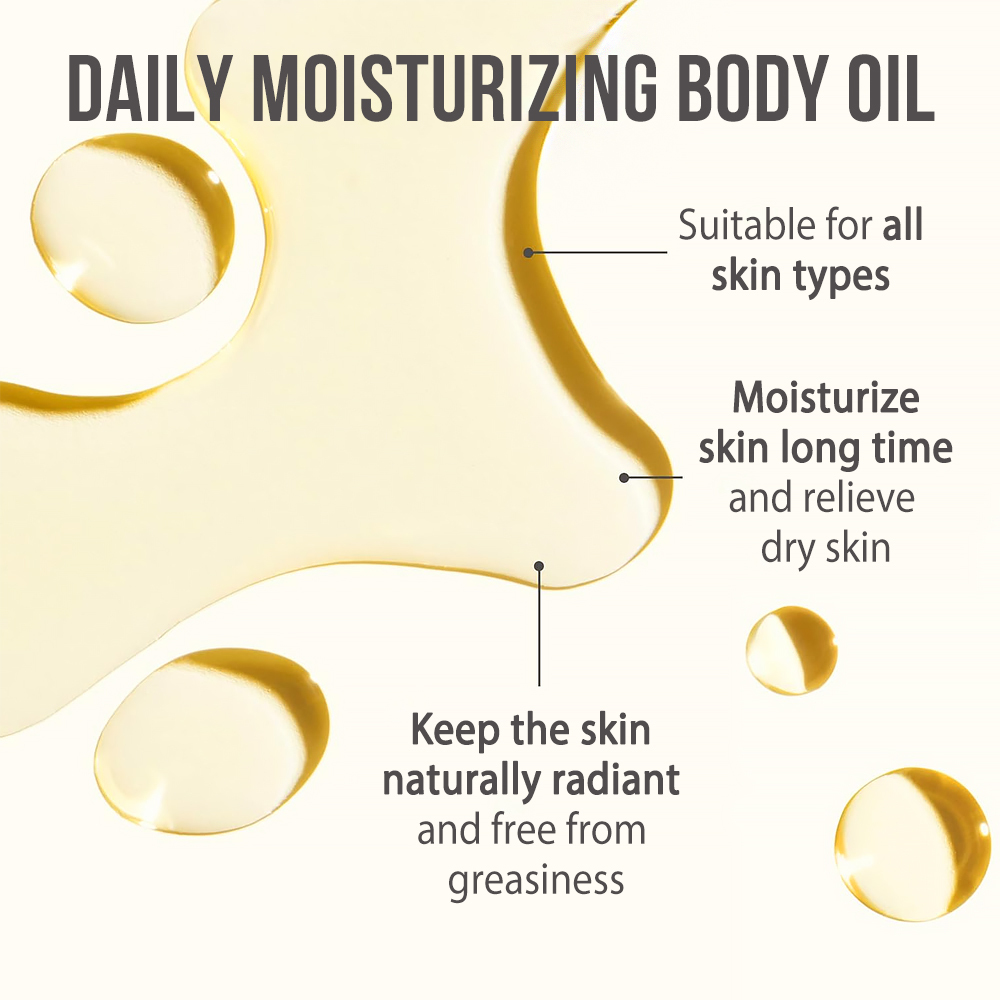 Handcrafted Vanilla Sandalwood KOEC Body Oil for Smooth Skin Moisturizer Fragrance Body Care Massage Oil OEMODM Tiktok Hot Sale