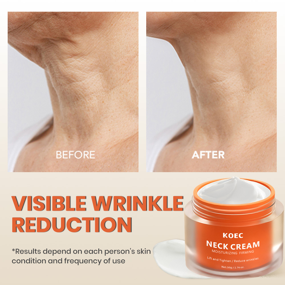 Moisturizing Firming Neck Cream Reduces Fine Lines Wrinkles Silky Texture  Reduce Wrinkles, Neck Lines and Saggy Skin,Wholesale