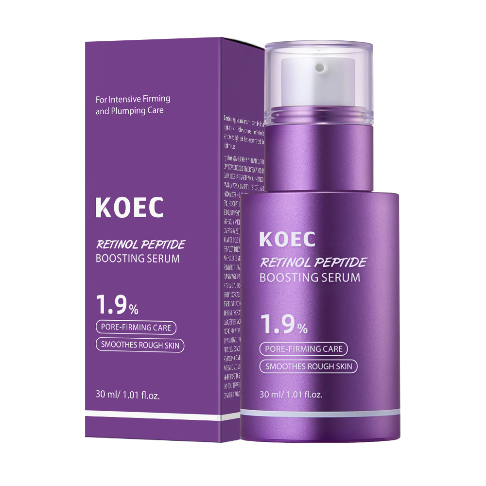 Retinol Peptide Boosting Serum 30ml Smooth Face Serum for Women Hydrating for All Skin Type Accept Customize Private Label OEM