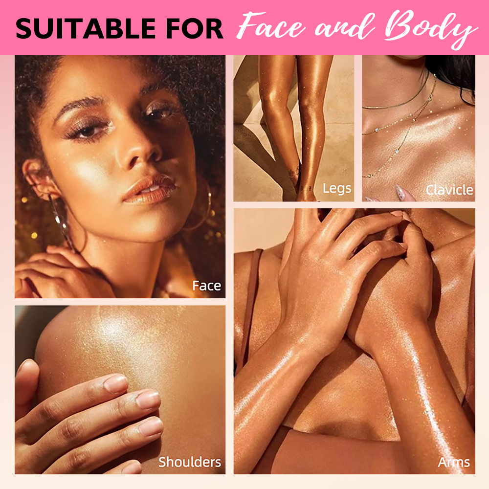 Sheer Setting Mist Sunscreen SPF 50 Broad Spectrum Shimmering Body Mist Hydrating Glow for Face Body Non-Greasy & Fast-Absorbing