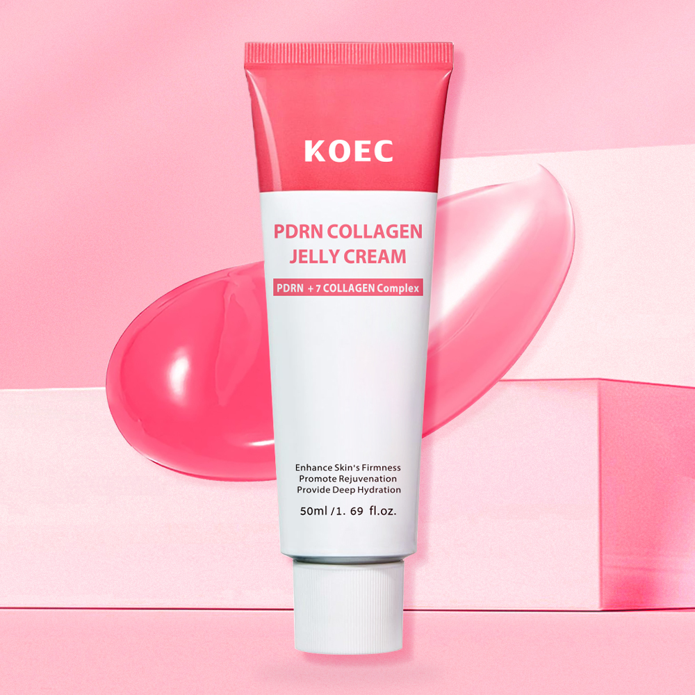 PDRN Collagen Jelly Cream 5,000ppm Salmon DNA PDRN Uneven Skin Tone, No Artificial Color  Hydrating Moisturizing Firming OEM