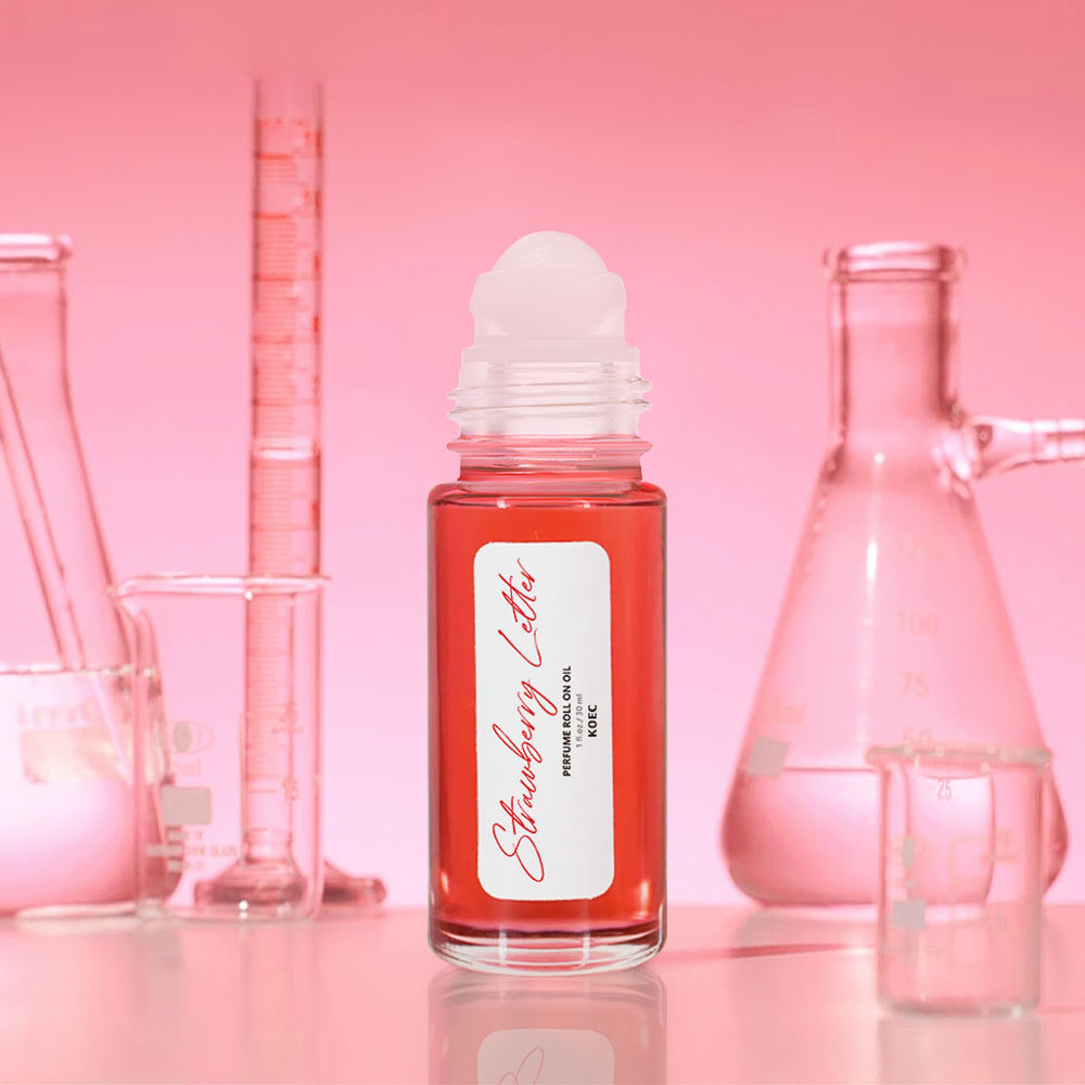 KOEC Perfume Roll on Oil (Strawberry Letter) Long-Lasting Fragrance Perfume Oil Scent Luxury Perfume Gift Body Oil