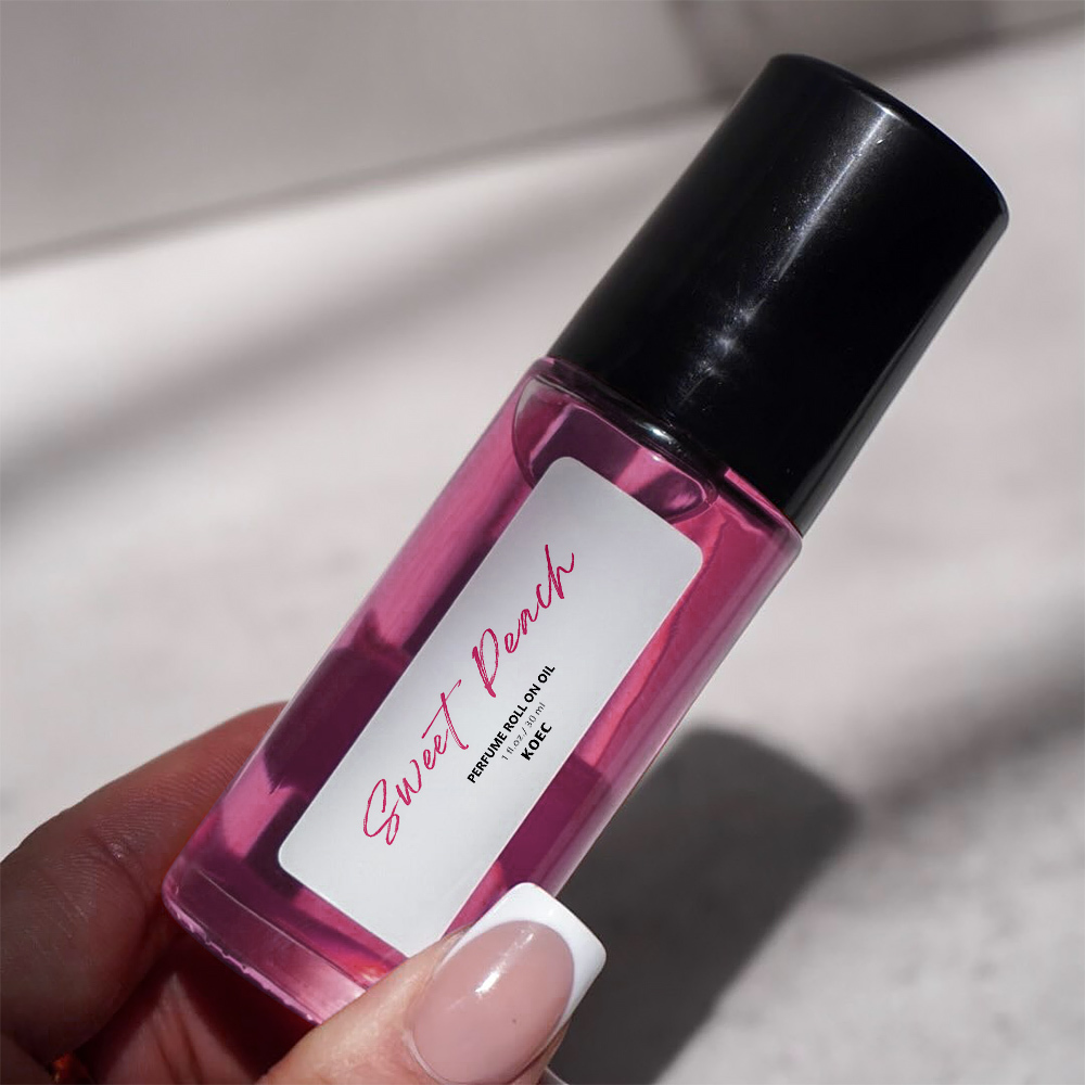 KOEC Perfume Roll on Oil (Sweet Peach) Long-Lasting Fragrance Perfume Spray Scent Luxury Perfume Gift Body Mist