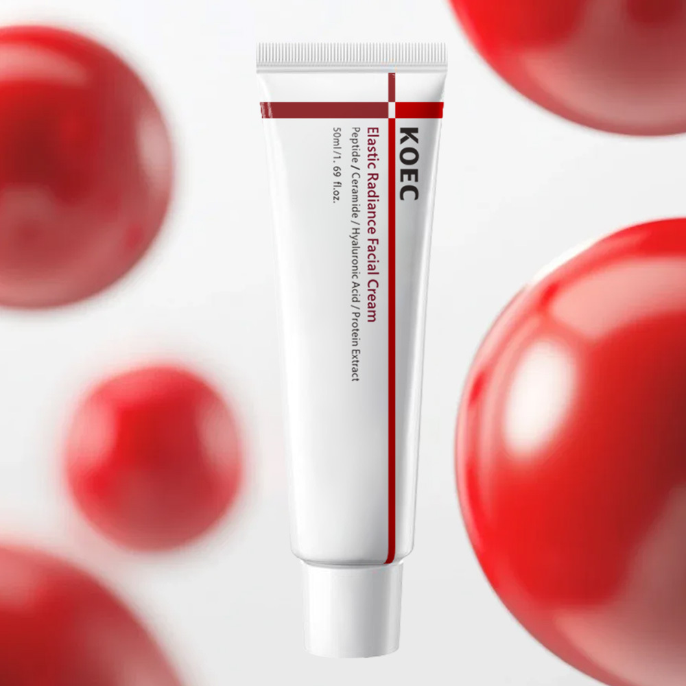 Elastic Radiance Facial Cream 50ml Advanced Fast-Absorbing Nourishing Hydrates Firms Reduces Wrinkles Skin Care Wholesale
