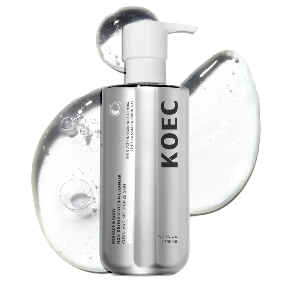 KOEC Non-Drying Glycerin Cleanser for Face&Body 300g