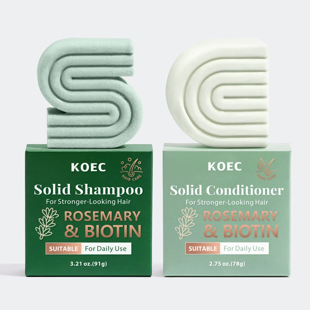 Rice Water Protection / Rosemary Biotin Solid Shampoo&Conditioner