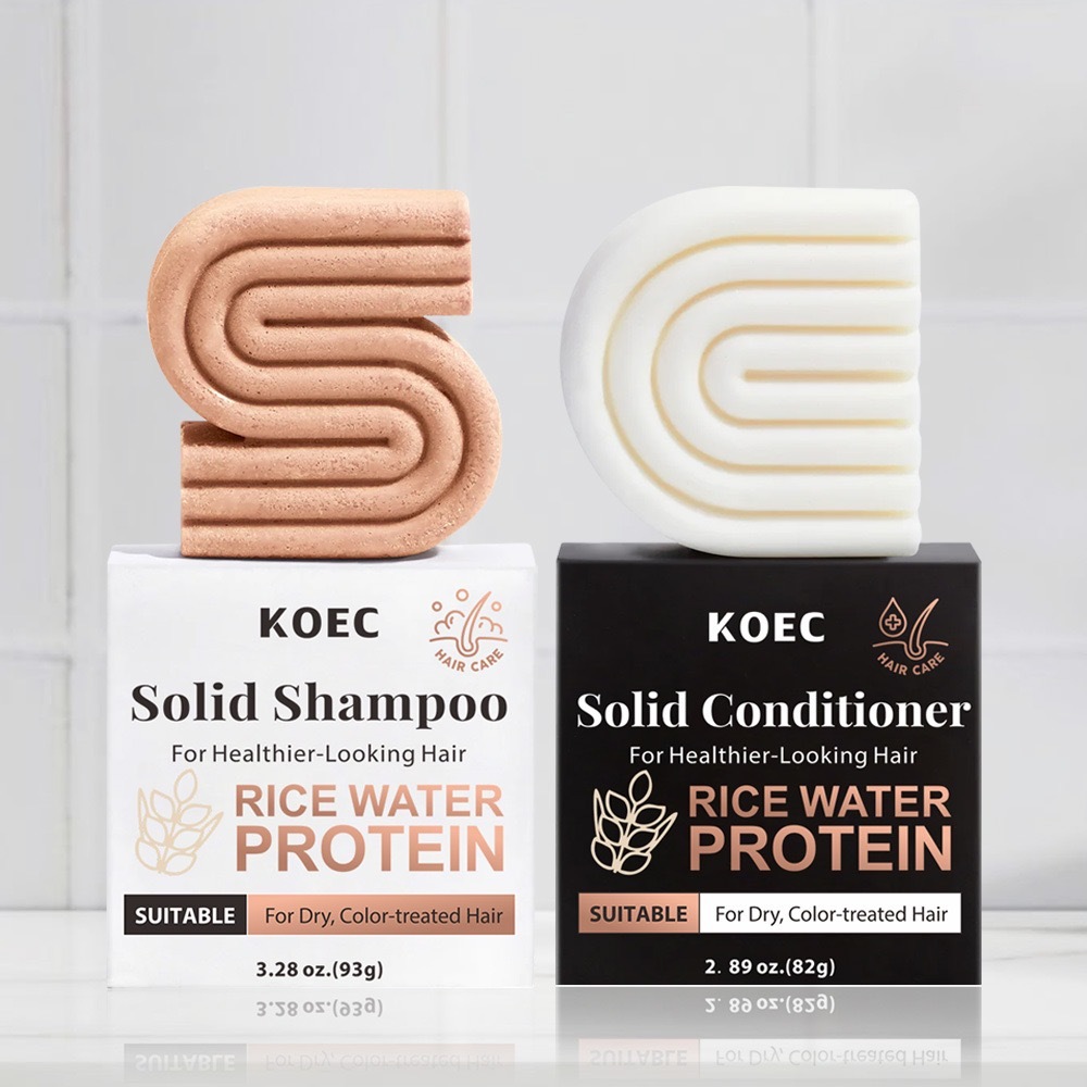 Rice Water Protection / Rosemary Biotin Solid Shampoo&Conditioner