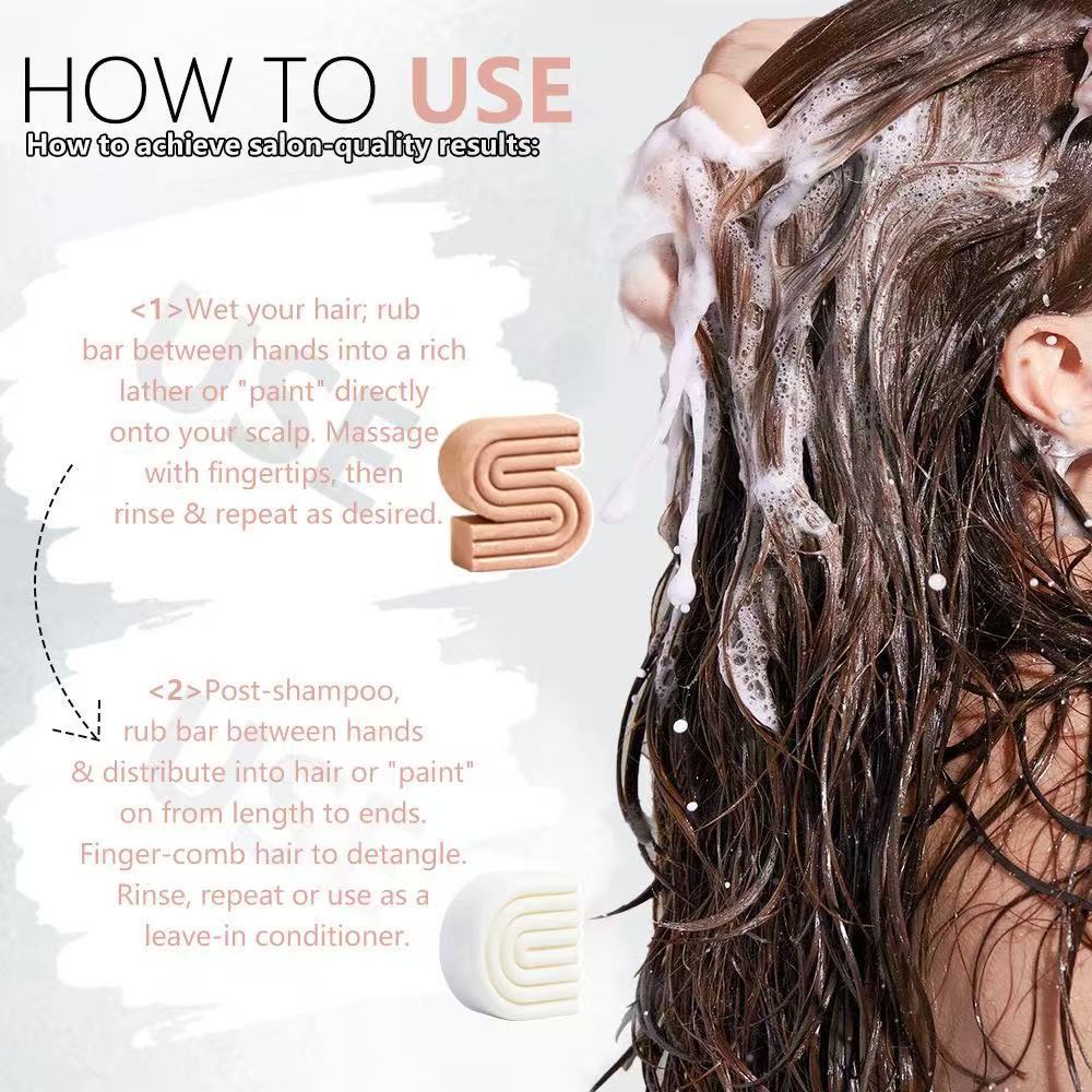 Rice Water Protection / Rosemary Biotin Solid Shampoo&Conditioner