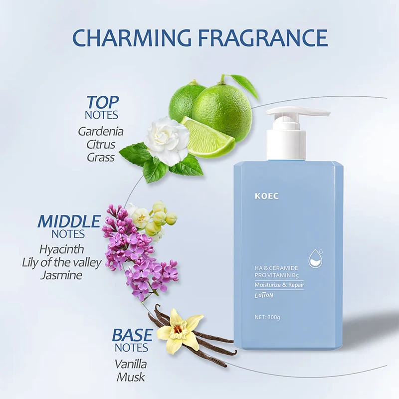 HA&CERAMIDE&VB5 Repair Body Lotion 300g