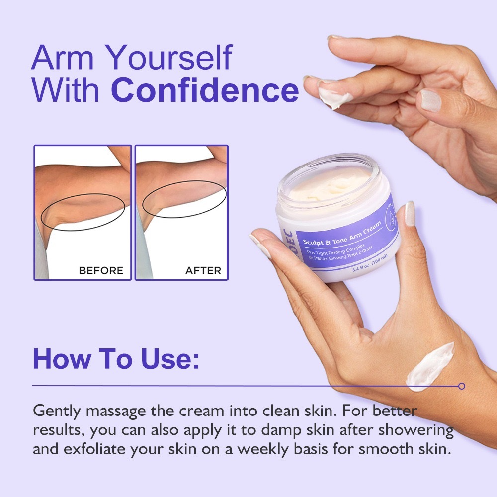 Sculpt & Tone Arm Cream / Firming Butt & Thigh Cream