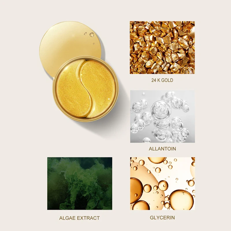 24K Gold / Seaweed Collagen Moisture Eye Mask 60pcs