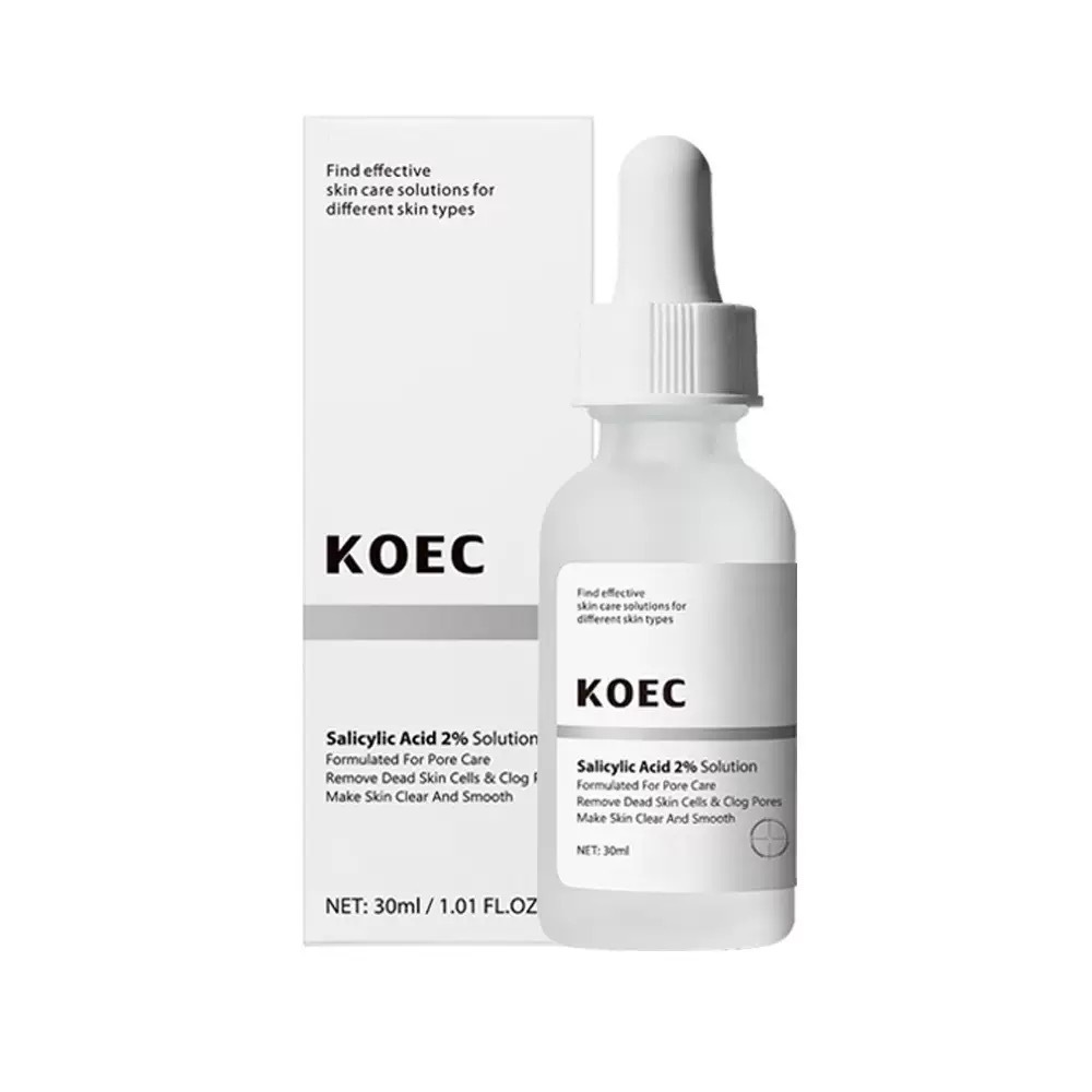 Natural Facial Serum Set, KOEC HA , Caffeine , AHA, Salicylic Acid, Retinol, Niacinamide