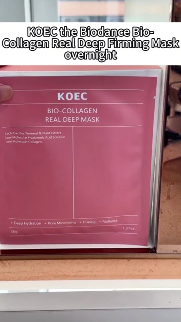 KOEC Collagen Hydrating Face Mask
