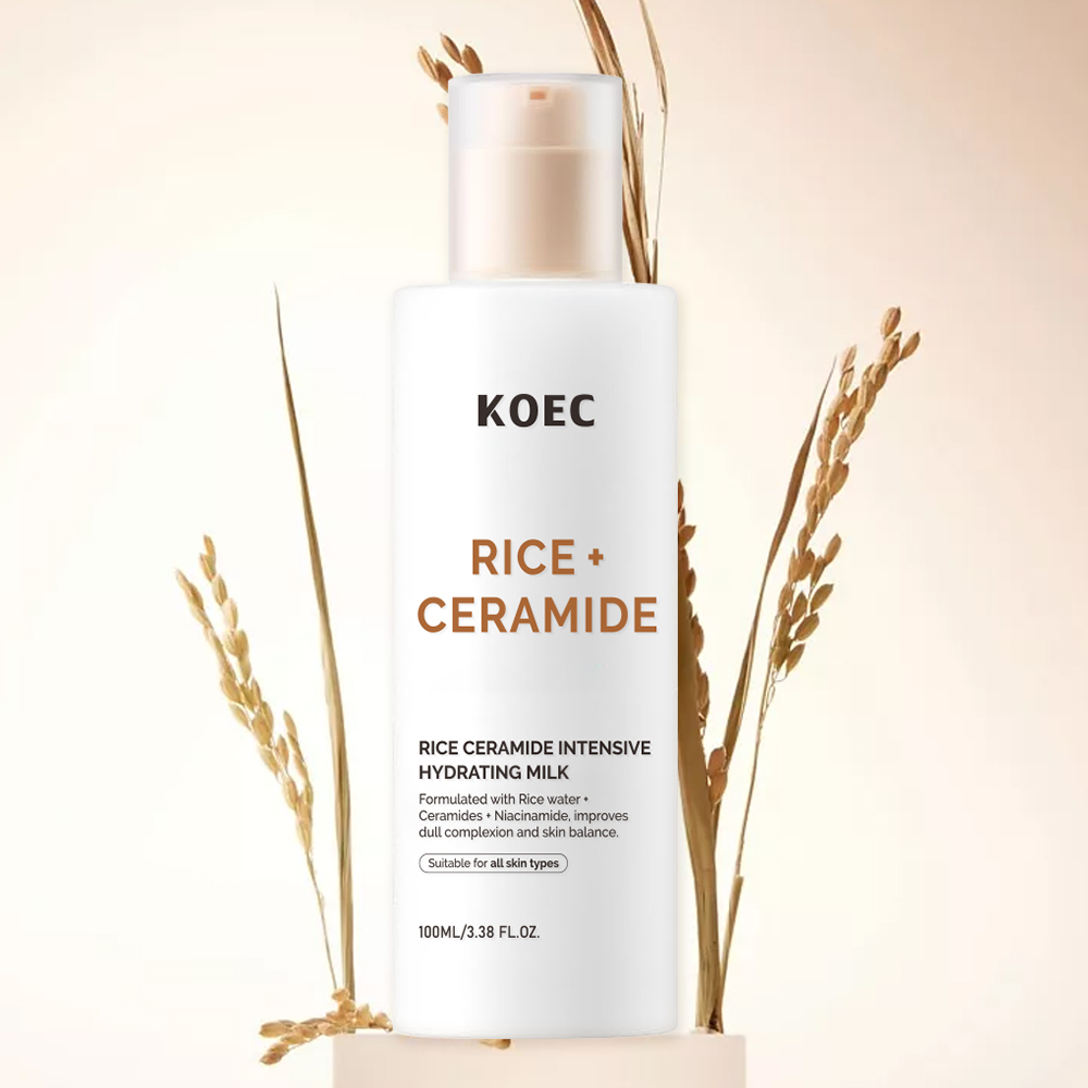 Rice Ceramide Moisturizing Lotion, Brightening Skin Tone, Deep Hydration