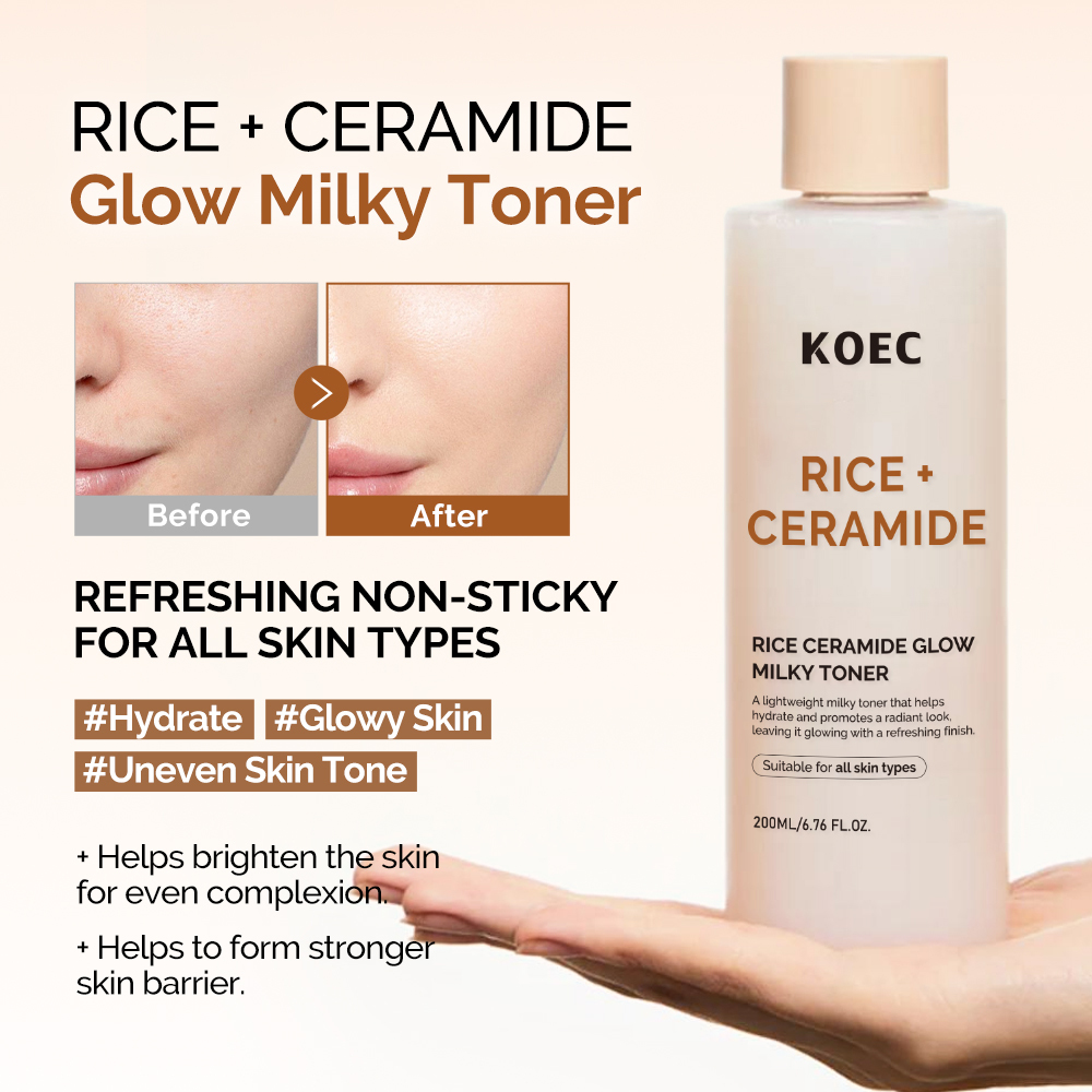 Rice Ceramide Glowing Toner