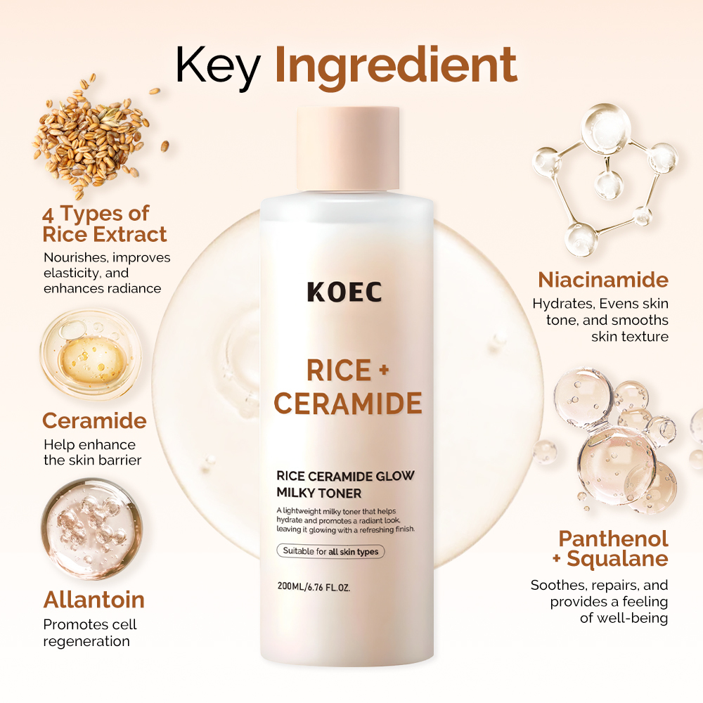 Rice Ceramide Glowing Toner