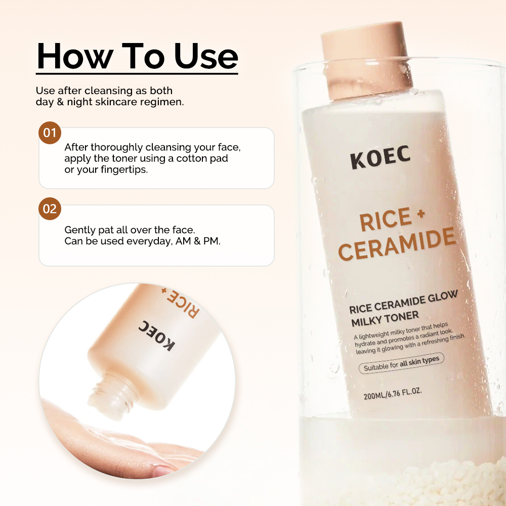 Rice Ceramide Glowing Toner