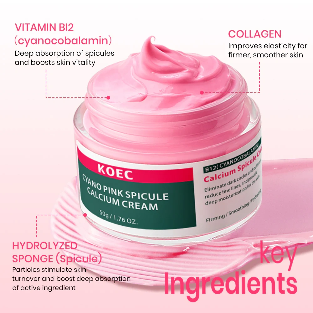 Pink Spicule Calcium Cream