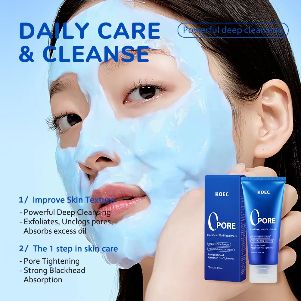 Pore Blackhead Mud Facial Mask