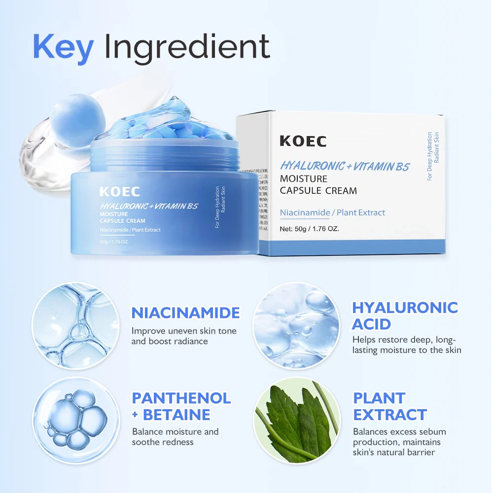Hyaluronic Vitamin B5 Moisture Capsule Cream