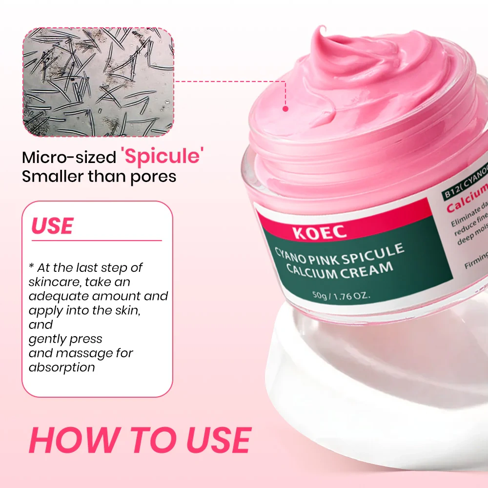 Pink Spicule Calcium Cream