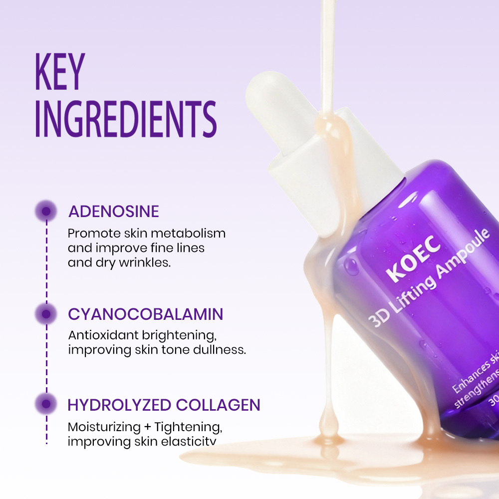 3D Lifting & Firming Ampoule - Professional V-Shape Contouring Serum | Advanced Anti-Wrinkle