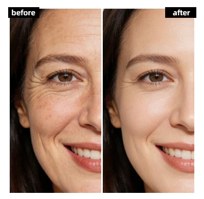 Deep Collagen & Silk Peptide Ampoule - Anti-Aging Serum for Glass Skin | Luxury Quality