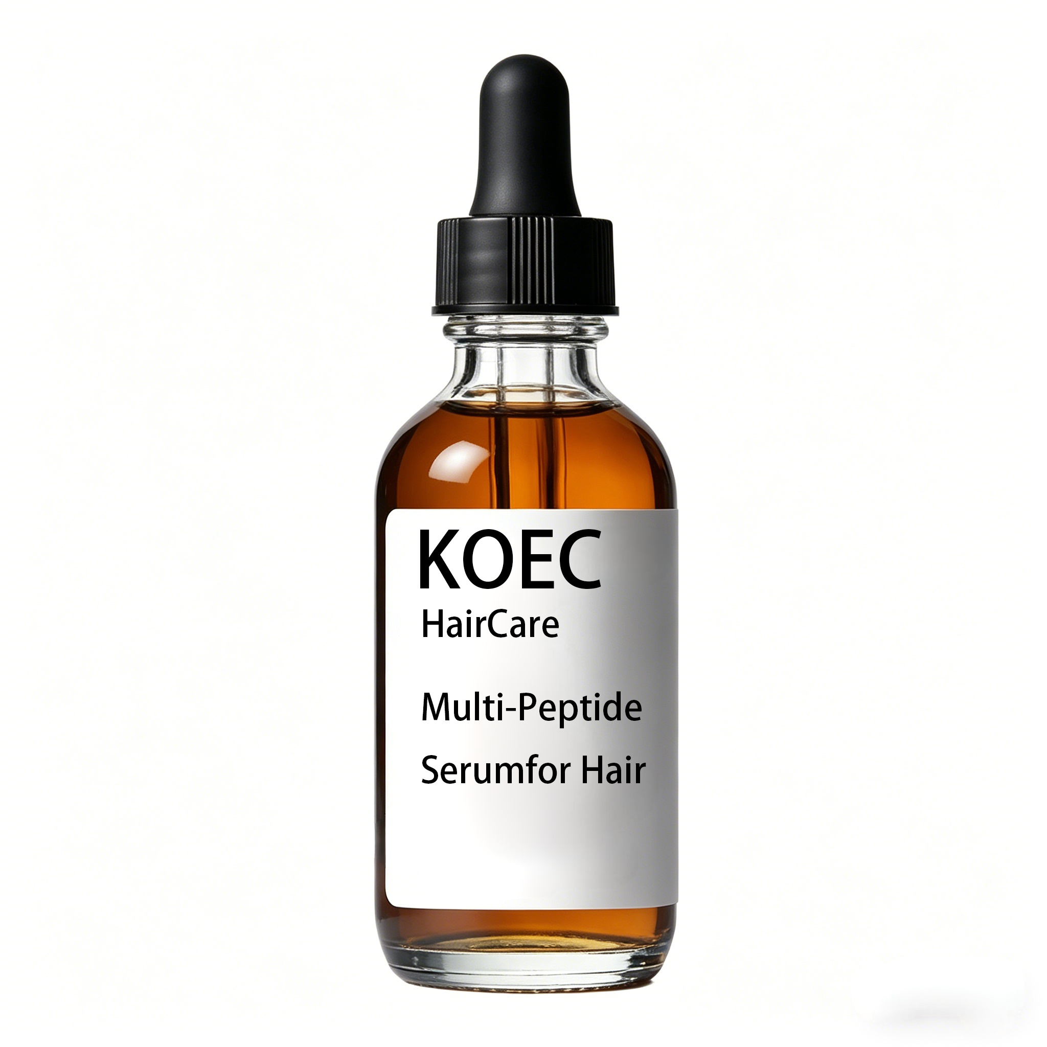 KOEC Multi-Peptide Hair Care Serum, Peptide Hair Growth Serum for Thinning Hair, Strengthen Hair Follicles, Reduce Hair Loss, Nourish Scalp & Boost Thicker Fuller Hair, Hair Regrowth Treatment Oil for Men & Women