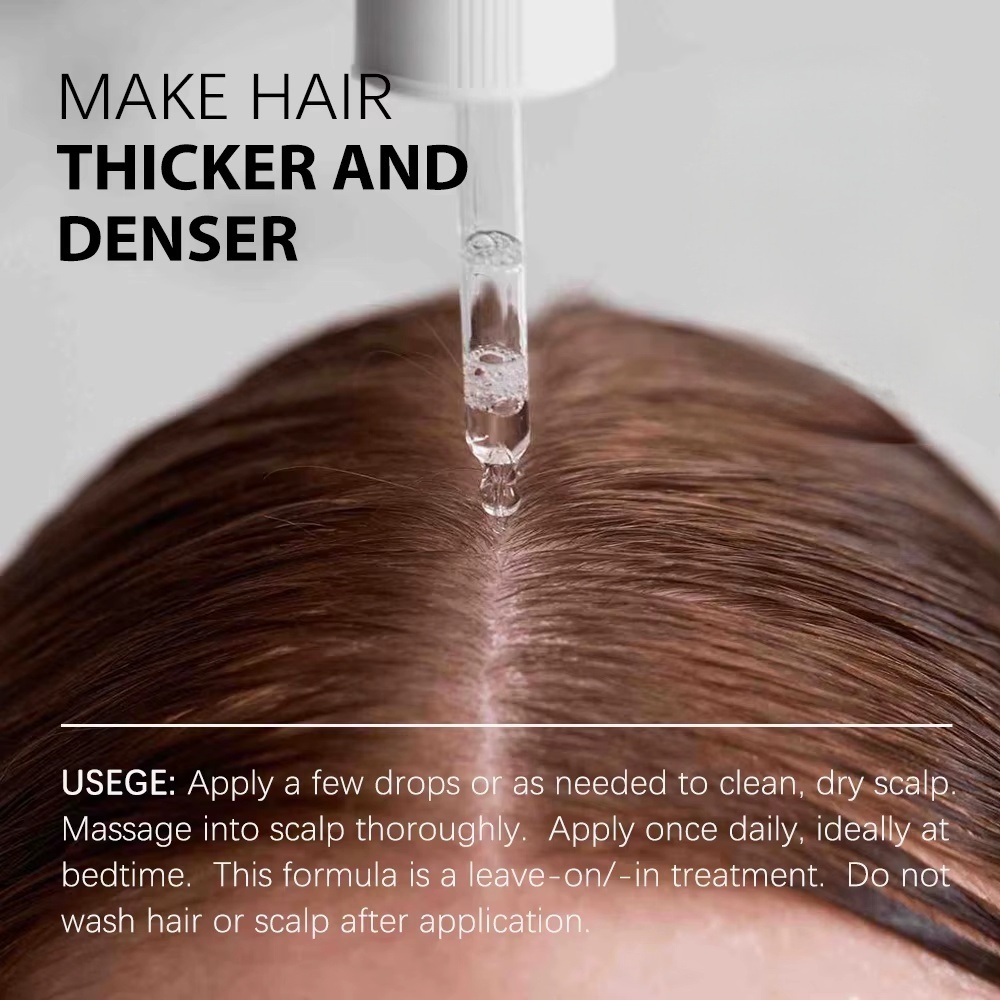 KOEC Multi-Peptide Hair Care Serum, Peptide Hair Growth Serum for Thinning Hair, Strengthen Hair Follicles, Reduce Hair Loss, Nourish Scalp & Boost Thicker Fuller Hair, Hair Regrowth Treatment Oil for Men & Women