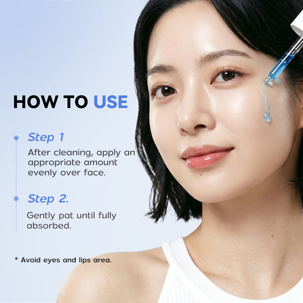 KOEC Blue Copper Peptide GHK-Cu Glow Serum, Deep Hydrating Pore Minimizing Facial Serum to Brighten Dull Complexion, Anti-Aging Repair Skin Care Serum, 30ml / 1.01 fl.oz
