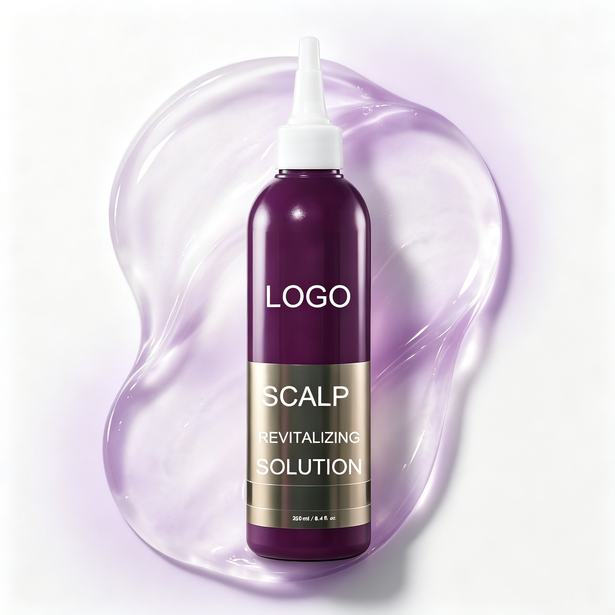250ml Scalp Revitalizing Solution with Precision Pointed Nozzle, Deep Cleansing Scalp Gel for Oily Itchy Scalp, Sebum Balancing Follicle Treatment to Reduce Hair Loss & Boost Hair Density