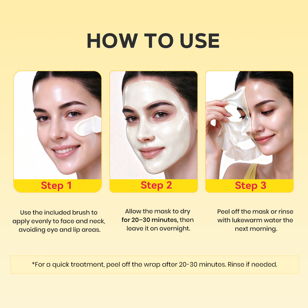 **KOEC Vitamin Illuminating Overnight Wrap Mask** is a nourishing overnight facial mask designed to brighten complexion, refine skin texture, and lock inmoisture while you sleep. Formulated with Vitamin C, Glutathione, Niacinamide, and Hydrolyzed Collage