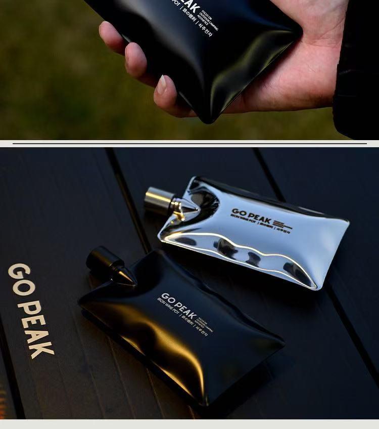 ‌304 stainless steel wine flask, 6 ounces, portable pocket design, ergonomic principle, fine craftsmanship, perfect product.