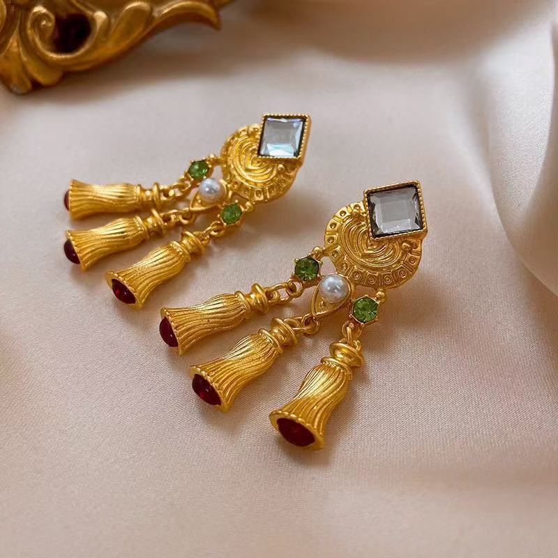Vintage-inspired earrings