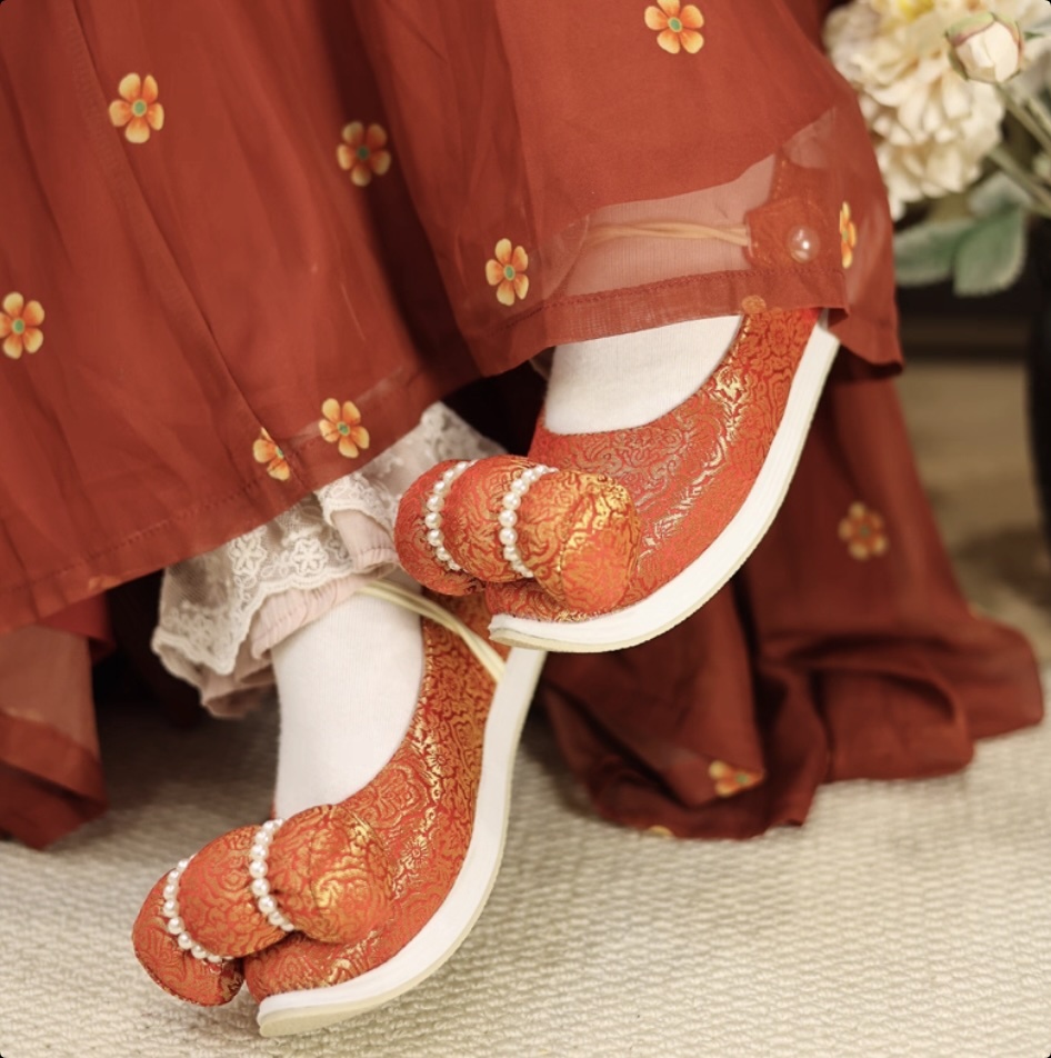 Hanfu Shoes | Small Pillow Rubber Sole, Invisible/Flat Heel
