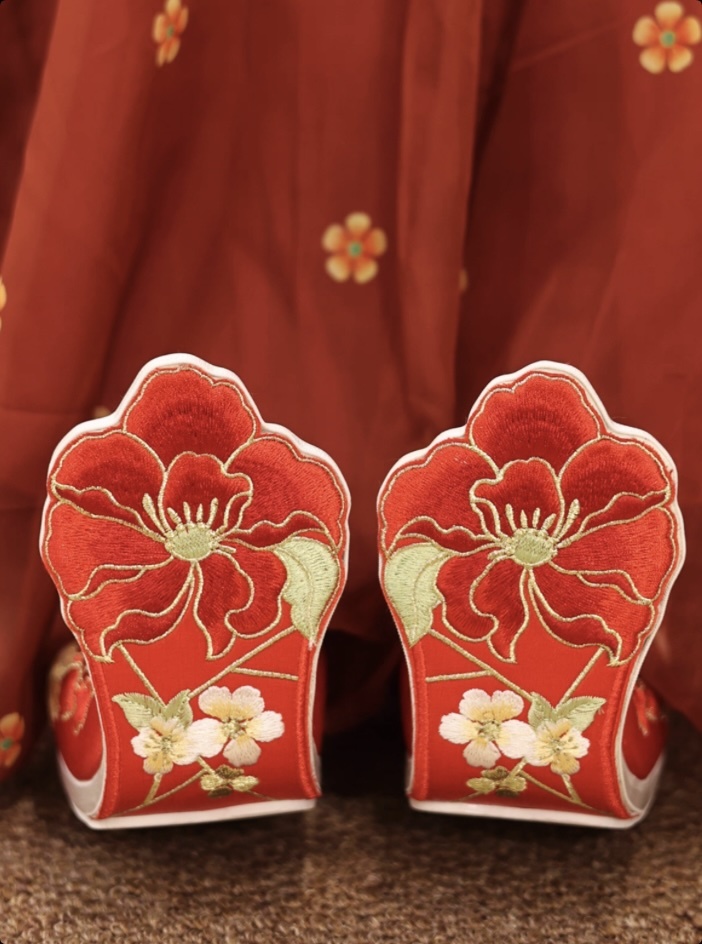 Improved Version of Qiaotou Shoes (Hanfu Footwear)，Invisible/Flat Heel