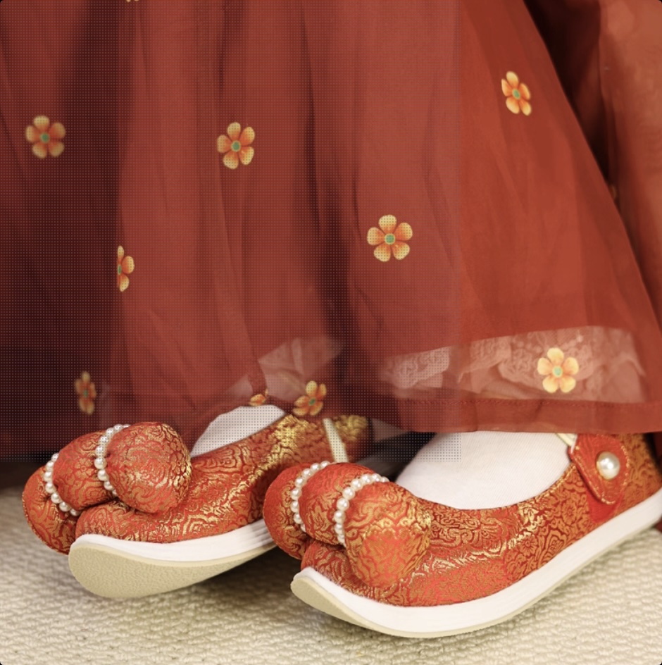 Hanfu Shoes | Small Pillow Rubber Sole, Invisible/Flat Heel