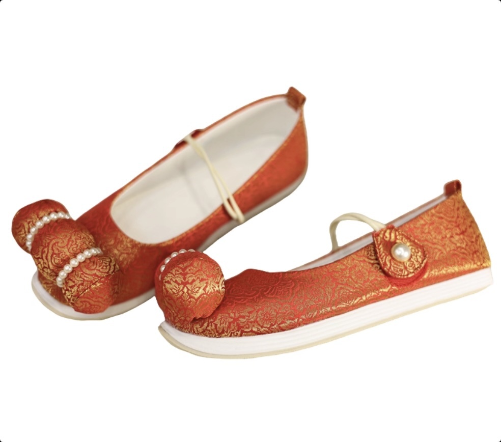Hanfu Shoes | Small Pillow Rubber Sole, Invisible/Flat Heel