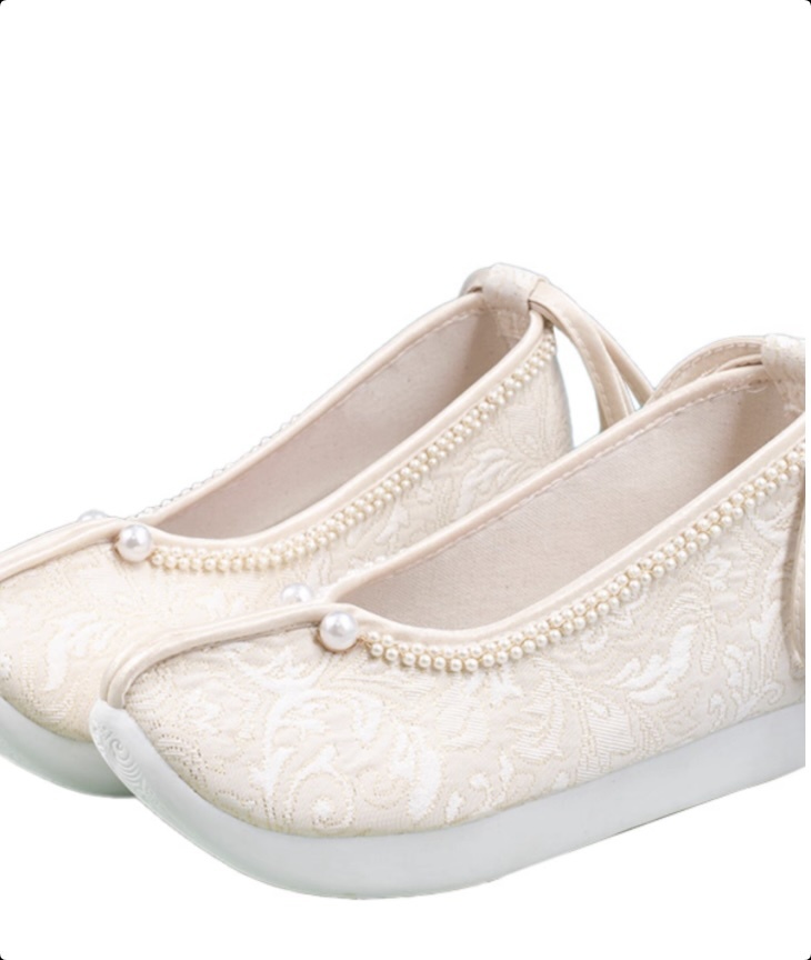 Traditional-style Elevator Round-toe Soft-sole & Shoes – Ming Mianxiu/Dengyun Hanfu Cloth Footwear