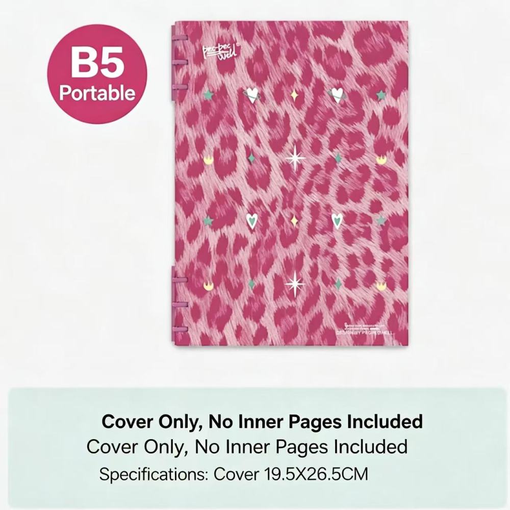 Leopard Print Series - Lightweight Loose-Leaf Notebook