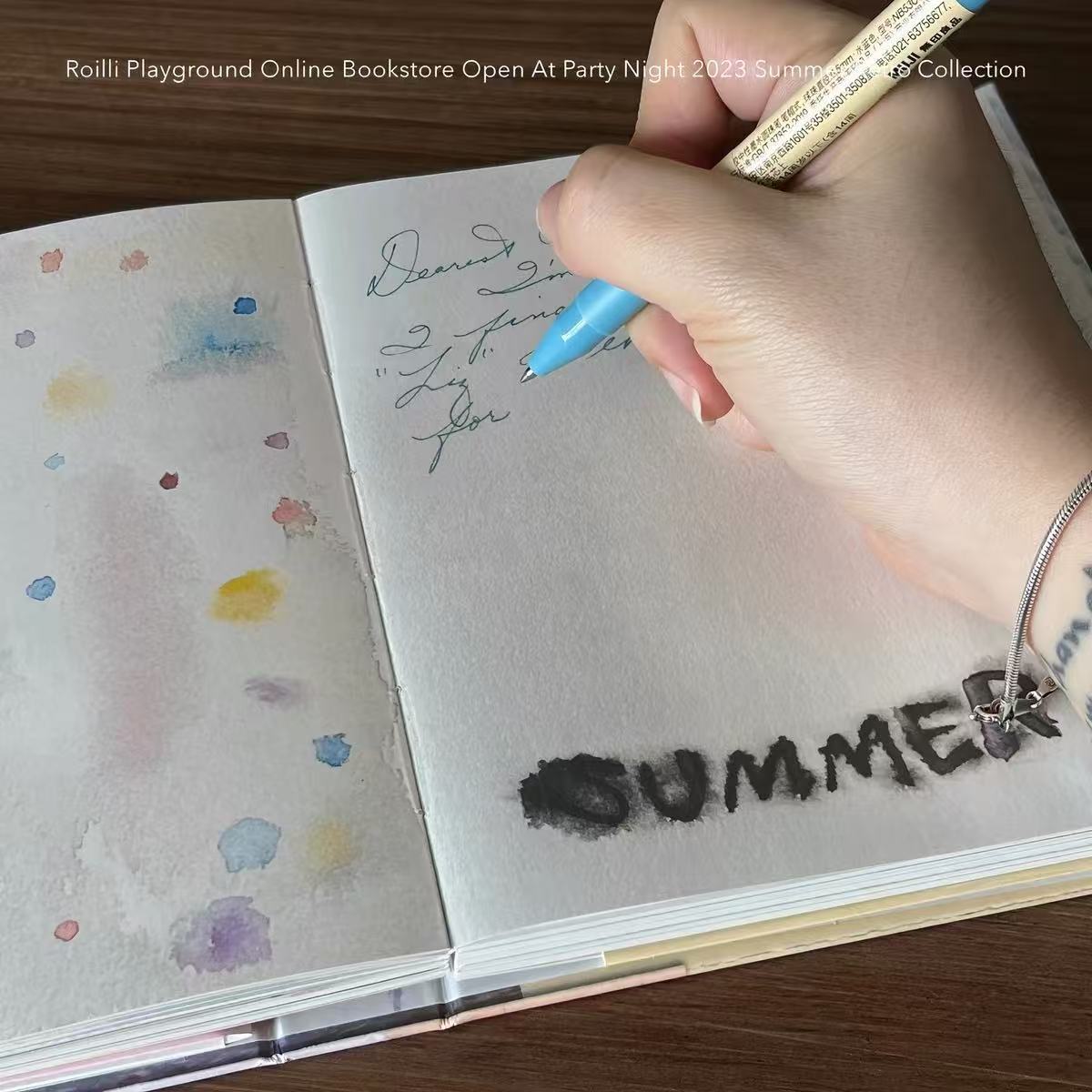 ROILLI Album SummerVibe Late Summer Journal Set, B6 Photographic Illustration Notebook