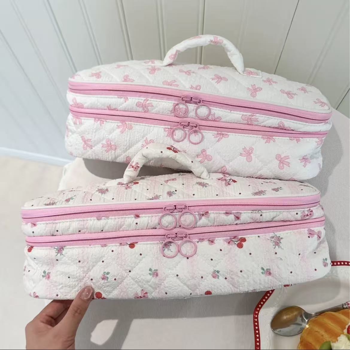 Hair Dryer Storage Bag, Travel Organizer Pouch for Curling Iron & Hair Straightener, Business Trip Carry Case